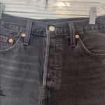 Levi's 501 Black Jean Shorts for Women size 28. Photo 3
