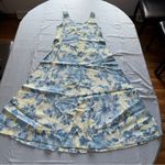 Beautiful Blue and Yellow Floral Maxi Dress Size undefined Photo 0