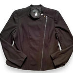 Ann Taylor NWT Moto Style Full Zip Blazer Jacket Photo 0