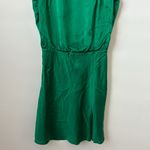 Amanda Uprichard  Green 100% Silk Mini Dress Size: M Photo 3