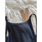 SKIMS  Cotton Rib Long Tank Soot Size Large Photo 5