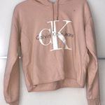 Calvin Klein Blush Crop Sweatshirt  Photo 0