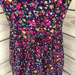 Abercrombie & Fitch Abercrombie Navy & Pink Floral Tank Top Photo 4