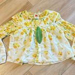 Farm Rio Azaleia Floral Button-Up Top Photo 4