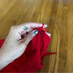 Pull&Bear Ruffled Red Mini Dress Size XS Photo 14