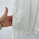 J.Jill Pure Jill Elliptical Jacket White Long Sleeve Zip Up Pima Cotton Large Photo 1