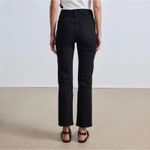 Apiece Apart Ultra High Rise Kick Flare Slim Camilla Jeans Black Stretch Size 29 Photo 8