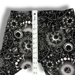 No Comment SOFT!! Festival EDM Rave Black Mid Rise Leggings Astrology Women’s Sz Large Photo 5