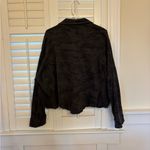 Olivaceous Black Camo Denim Utility Jacket Photo 2