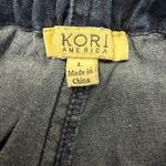 Kori America Women’s Blue Mid Rise Cotton Shorts Size Large Photo 2