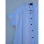 J.Crew NWT Relaxed-fit Short-sleeve White Baird McNutt Irish Linen Shirtdress S Photo 4