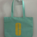 Clinique New  Resuable Light Turquoise Tote Photo 0