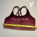 Peloton Gradient Sports Bra - Burgundy Orange Ombre size small. Photo 1