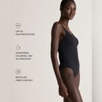 Quince Black Italian Cami Ribbed One Photo 4