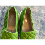 Franco Sarto Green Quilted Leather Platform Sneaker Size 6.5 Photo 5