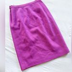 JEAN MUIR ~ Womens Pencil Skirt Size UK 10 US SIZE 8 100% Wool Pink Photo 1