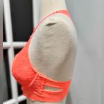 PINK - Victoria's Secret Victoria's Secret PINK Vintage Neon Orange Lace Racerback Bralette Photo 1