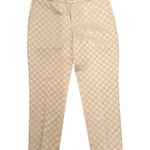 Banana Republic Camden-Fit Jacquard Ankle Trouser Pant Champagne Size 4 Photo 0