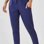 Fabletics fold down waist S blue loungewear joggers Photo 0