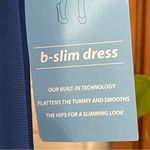 B Slim XL lined faux wrap tummy control and built in bra Elegant flattering Black Photo 10