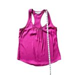 Trina Turk Silk Stretch Pink Racerback Scallop Trim Tank Top 298601 Size Medium Photo 8