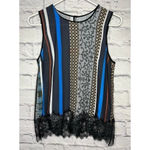 Clover Canyon  Sleeveless Top with Lace Size M. Photo 4