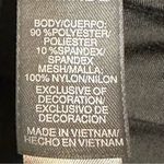 Bisou Bisou  Intimates Black v - Neck Top with Sheer Details Sz Large Photo 10