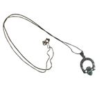 Solvar Heritage Sterling Silver Marcasite & Green Crystal Claddagh Necklace Photo 14