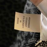 Chico's  Women Black White Open Front Cheetah‎ Print Cardigan Sweater Size 2 Photo 5