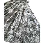 Anthropologie Ruffled Sweetheart A-Line Eyelet Midi Dress Green/Cream Size Large Photo 9