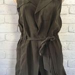 Elevenses Anthropologie Draped Trench Vest Photo 0