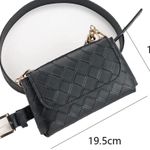 WOMEN Retro Style Pin Buckle Waist Bag/Waist Bag. Removable belt. (Blue). NWOT Photo 1