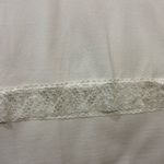 Dress Barn Lace Trimmed Ivory Y2K Feminine Romantic Chic Tank, Sz L Photo 3