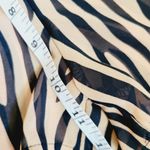 Nasty Gal zebra chiffon beach cover shorts size 6 Photo 6