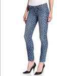 Paige Y2K  White Rose Skyline Ankle Peg Jeans Size 27 Photo 3