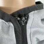 The North Face Womens Jacket Coat Hooded Full Zip Lightweight Gray Black Large Photo 4