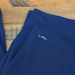 Lauren Active Ralph Lauren Navy Blue Leggings Womens Medium Zip Ankle pockets M Photo 1