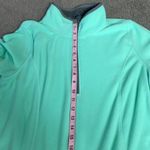 Made for life  Sea Foam Green & Gray Quarter Zip Fleece Jacket Size Medium Photo 9