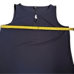 Talbots  Plus Petite Keyhole Tank Top Women’s 2X Petite Navy Blue NWT Photo 3