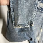 Mother Superior Sz 25 The Super Stunner Ankle Distressed Jeans Say Amen Again Blue Photo 5