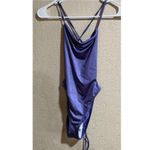 Good American NWT Shine Barely There One-Piece Swimsuit in Lilac Mist001 Photo 2