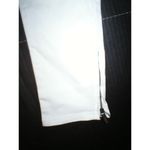 Karl Lagerfeld New NWT Designer White Jeans Womens Zipper Legs Skinny 27 Italy Photo 1