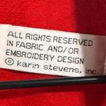 Karin Stevens VTG Petites Red Beaded Embroidered Jacket Blazer 8P 10P Holiday Photo 8