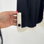 EXCLUSIVELY MISSOOK Black White Trim Open Front Cardigan Sweater Jacket XL Size undefined Photo 3