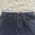 Aritzia  Denim Forum Jeans The '90s Joni Hi-rise Loose Jean Black Sz 25 Photo 9