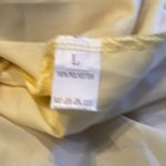 Women’s Floral One Shoulder Lightweight Summer Dress Leg Slit Cut Outs Size L Yellow Size L Photo 10