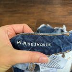 American Eagle Dark wash stretchy Jean shorts Photo 10