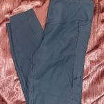 Old Navy Blue High-Waisted Powersoft Ribbed 7/8-Length Leggings  Photo 0