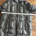 Emporio Armani Jeans Womens Black Hooded Duck Down Puffer Coat Jacket Size Large Photo 4