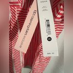 AQUA  Striped V Neck Top Photo 3